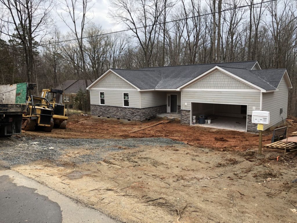 Charlotte Custom Home Builder Siding Installation